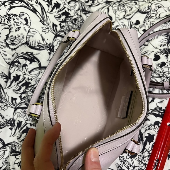 Kate Spade Madison Large Dolly Duffle Satachel Crossbody Bag in light pink - Picture 5 of 14